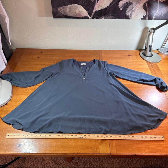 Show Me Your MuMu Women’s Blue Jamie Tunic Mini Dress - Size Small - Picture 4 of 8